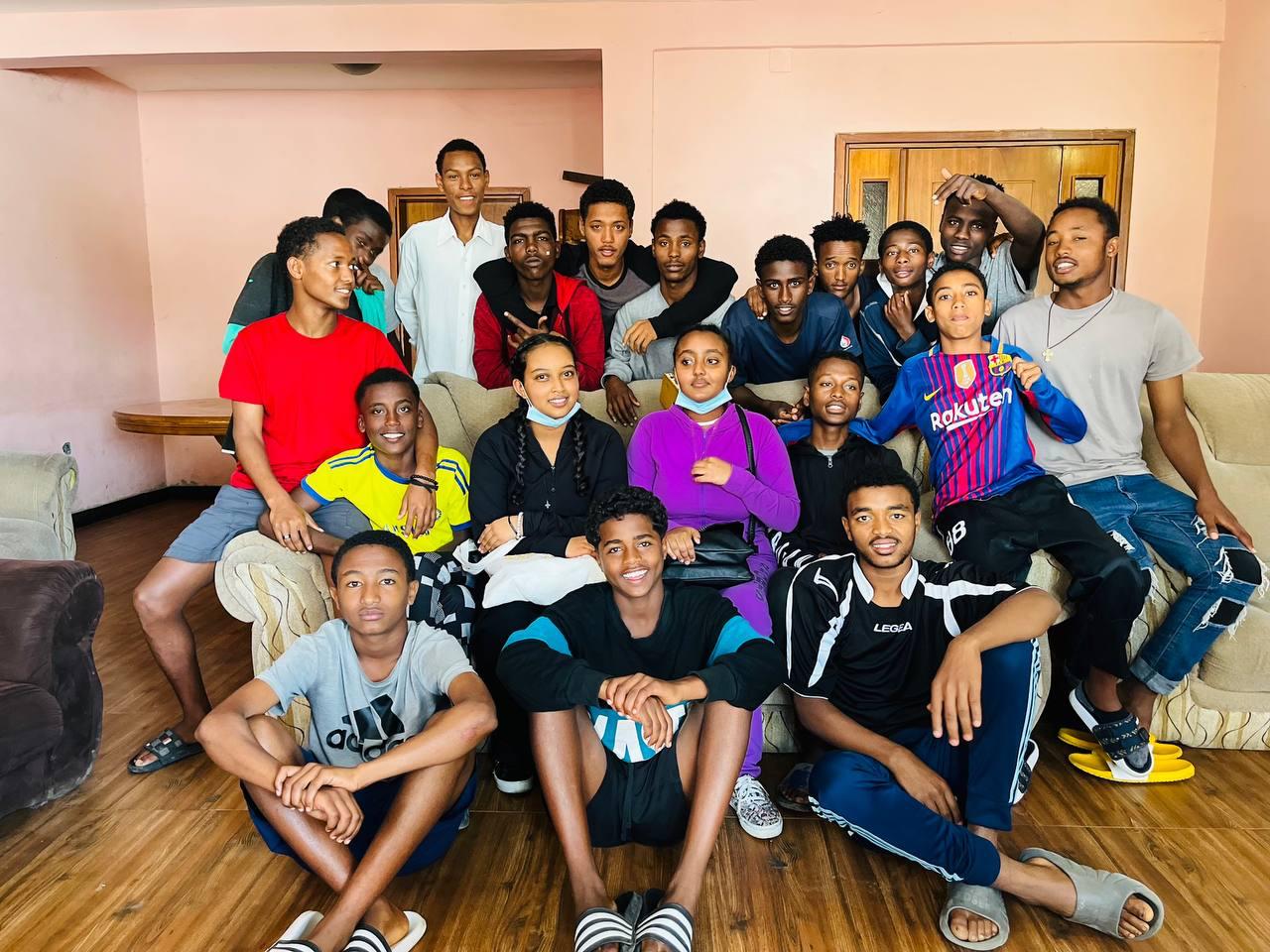 TYC members gathered together